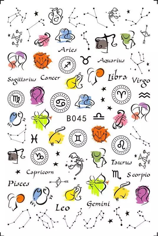 Zodiac Stickers